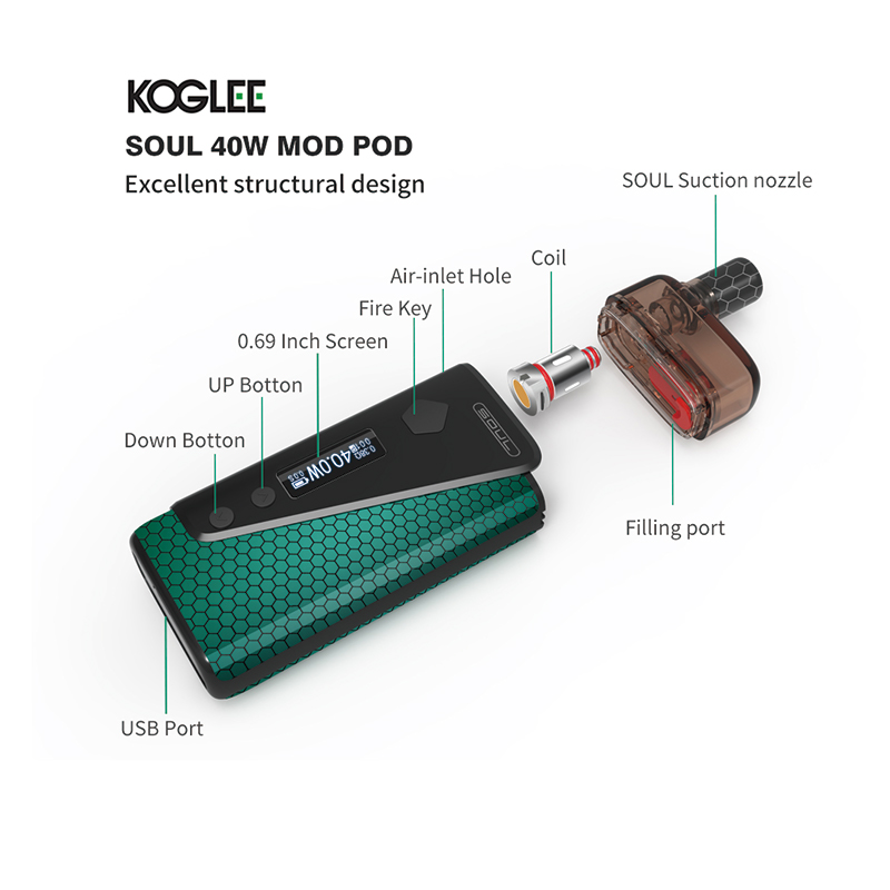 SOUL40W elektronische sigaret