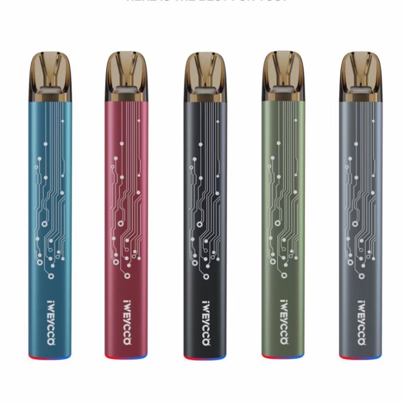 VS Gratis schip 100% Originele Iweyco Ghost e Sigaretten Apparaat Kit Vape Batterij 20 mg Cartridge RGB Light
